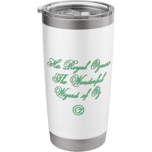image:imageWicked His Royal Ozness The Wizard Front And Back Stainless Steel Insulated TumblerWhite