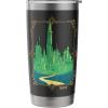 image:imageWicked City Made Of Emerald Front And Back Stainless Steel Insulated TumblerBlack