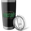 image:imageWicked City Made Of Emerald Front And Back Stainless Steel Insulated TumblerBlack