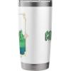 image:imageWicked City Made Of Emerald Front And Back Stainless Steel Insulated TumblerWhite