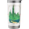 image:imageWicked City Made Of Emerald Front And Back Stainless Steel Insulated TumblerWhite