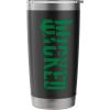 image:imageWicked For Good Fractured Green Logo Stainless Steel Insulated TumblerBlack