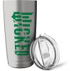 image:imageWicked For Good Fractured Green Logo Stainless Steel Insulated TumblerBrushed Steel