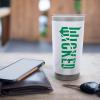 image:imageWicked For Good Fractured Green Logo Stainless Steel Insulated TumblerWhite
