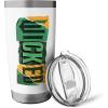image:imageWicked For Good Torn Patchwork Logo Stainless Steel Insulated TumblerWhite