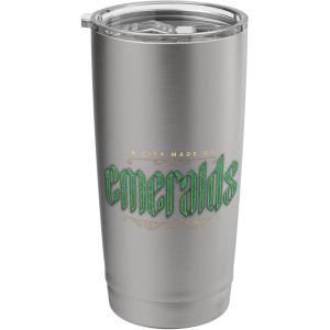 image:imageWicked City Made Of Emerald Front And Back Stainless Steel Insulated TumblerBrushed Steel