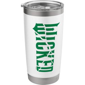 image:imageWicked For Good Fractured Green Logo Stainless Steel Insulated TumblerWhite