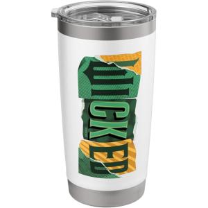 image:imageWicked For Good Torn Patchwork Logo Stainless Steel Insulated TumblerWhite