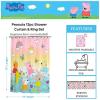 image:imageCare Bears Premium PEVA Shower Curtain Lightweight Waterproof Plastic Standard Size Bathroom Curtain 100 Officially Licensed Product by FrancoPeppa Pig