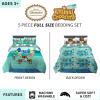 image:imageFranco Kids Bedding Super Soft Comforter and Sheet Set 4 Piece Twin Size BatmanAnimal Crossing