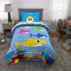 image:imageFranco Kids Bedding Super Soft Comforter and Sheet Set 4 Piece Twin Size BatmanBaby Shark
