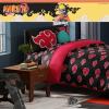 image:imageFranco Kids Bedding Super Soft Comforter and Sheet Set 4 Piece Twin Size BatmanBlack  Naruto