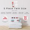 image:imageFranco Kids Bedding Super Soft Comforter and Sheet Set 4 Piece Twin Size BatmanCat in the Hat