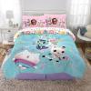 image:imageFranco Kids Bedding Super Soft Comforter and Sheet Set 4 Piece Twin Size BatmanGabbys Dollhouse