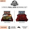 image:imageFranco Kids Bedding Super Soft Comforter and Sheet Set 4 Piece Twin Size BatmanJurassic World