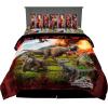 image:imageFranco Kids Bedding Super Soft Comforter and Sheet Set 4 Piece Twin Size BatmanJurassic World