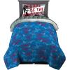 image:imageFranco Kids Bedding Super Soft Comforter and Sheet Set 4 Piece Twin Size BatmanJurassic World Dominion