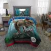 image:imageFranco Kids Bedding Super Soft Comforter and Sheet Set 4 Piece Twin Size BatmanJurassic World Dominion