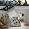 image:imageFranco Kids Bedding Super Soft Comforter and Sheet Set 4 Piece Twin Size BatmanJurassic World Rebirth