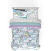 image:imageFranco Kids Bedding Super Soft Comforter and Sheet Set 4 Piece Twin Size BatmanLight Blue  My Little Pony