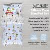 image:imageFranco Kids Bedding Super Soft Comforter and Sheet Set 4 Piece Twin Size BatmanLight Blue  Peanuts