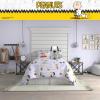 image:imageFranco Kids Bedding Super Soft Comforter and Sheet Set 4 Piece Twin Size BatmanLight Blue  Peanuts