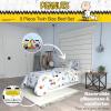 image:imageFranco Kids Bedding Super Soft Comforter and Sheet Set 4 Piece Twin Size BatmanLight Blue  Peanuts