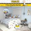 image:imageFranco Kids Bedding Super Soft Comforter and Sheet Set 4 Piece Twin Size BatmanLight Blue  Peanuts
