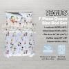 image:imageFranco Kids Bedding Super Soft Comforter and Sheet Set 4 Piece Twin Size BatmanLight Blue  Peanuts