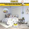 image:imageFranco Kids Bedding Super Soft Comforter and Sheet Set 4 Piece Twin Size BatmanLight Blue  Peanuts