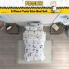 image:imageFranco Kids Bedding Super Soft Comforter and Sheet Set 4 Piece Twin Size BatmanLight Blue  Peanuts