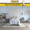 image:imageFranco Kids Bedding Super Soft Comforter and Sheet Set 4 Piece Twin Size BatmanLight Blue  Peanuts