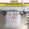 image:imageFranco Kids Bedding Super Soft Comforter and Sheet Set 4 Piece Twin Size BatmanLight Blue  Peanuts