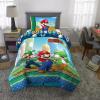 image:imageFranco Kids Bedding Super Soft Comforter and Sheet Set 4 Piece Twin Size BatmanMario