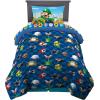 image:imageFranco Kids Bedding Super Soft Comforter and Sheet Set 4 Piece Twin Size BatmanMario
