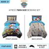 image:imageFranco Kids Bedding Super Soft Comforter and Sheet Set 4 Piece Twin Size BatmanPaw Patrol