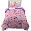 image:imageFranco Kids Bedding Super Soft Comforter and Sheet Set 4 Piece Twin Size BatmanPaw Patrol Girls