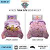 image:imageFranco Kids Bedding Super Soft Comforter and Sheet Set 4 Piece Twin Size BatmanPaw Patrol Girls
