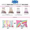 image:imageFranco Kids Bedding Super Soft Comforter and Sheet Set 4 Piece Twin Size BatmanPeppa Pig