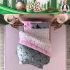image:imageFranco Kids Bedding Super Soft Comforter and Sheet Set 4 Piece Twin Size BatmanPink  Green  the Wizard of Oz