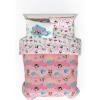 image:imageFranco Kids Bedding Super Soft Comforter and Sheet Set 4 Piece Twin Size BatmanPink  Powerpuff Girls