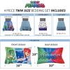 image:imageFranco Kids Bedding Super Soft Comforter and Sheet Set 4 Piece Twin Size BatmanPj Masks