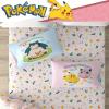 image:imageFranco Kids Bedding Super Soft Comforter and Sheet Set 4 Piece Twin Size BatmanPokemon  Snorlax