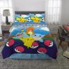 image:imageFranco Kids Bedding Super Soft Comforter and Sheet Set 4 Piece Twin Size BatmanPokemon