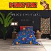 image:imageFranco Kids Bedding Super Soft Comforter and Sheet Set 4 Piece Twin Size BatmanRed  Donkey Kong