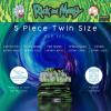 image:imageFranco Kids Bedding Super Soft Comforter and Sheet Set 4 Piece Twin Size BatmanRick  Morty