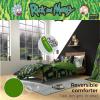 image:imageFranco Kids Bedding Super Soft Comforter and Sheet Set 4 Piece Twin Size BatmanRick  Morty
