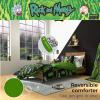 image:imageFranco Kids Bedding Super Soft Comforter and Sheet Set 4 Piece Twin Size BatmanRick  Morty