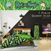 image:imageFranco Kids Bedding Super Soft Comforter and Sheet Set 4 Piece Twin Size BatmanRick  Morty