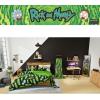 image:imageFranco Kids Bedding Super Soft Comforter and Sheet Set 4 Piece Twin Size BatmanRick  Morty